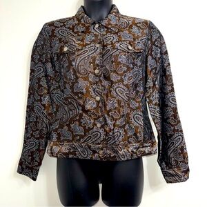Anthrocite Paisley Jacket in Size 12